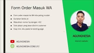 Cara Membuat Form Order Whatsapp (WA), Paling Mudah Hanya Begini