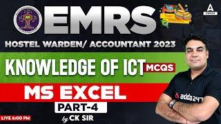 EMRS Hostel Warden & Accountant  ICT Classes | Ms Excel Imp Question by CK Sir #5