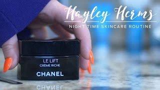 My Night Time Skincare Routine | Hayley Herms