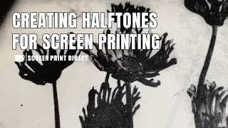 How to make a halftone for screen printing