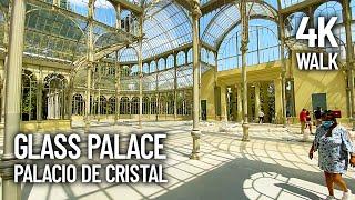 Inside Palacio de Cristal Walking Tour - The Glass Palace - Buen Retiro Park in Madrid, Spain