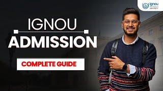 IGNOU Admission Process 2023 | IGNOU Admission Form Fill up Online 2021 for All Courses