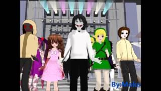 MMDxCreepypasta Monster High (Jeff,Ben,Jane,Ben,MikuC.A. Masky & Hoody)