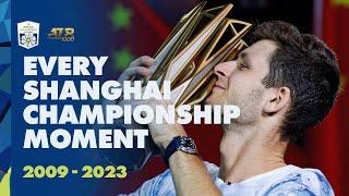 Every Rolex Shanghai Masters Championship Point & Trophy Lift | 2009-2023