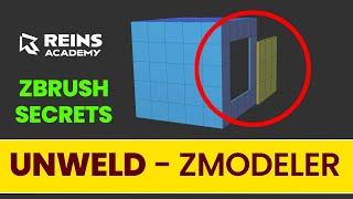 UNWELD - Polygon Action - ZModeler - ZBrush