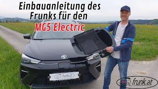 Einbauanleitung Frunk MG5 Electric