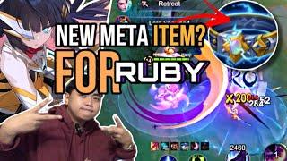 IS IT TRUE? THUNDERBELT IS THE NEW BEST ITEM FOR RUBY? | BEST BUILD FOR RUBY | ikanji | EP.6 | MLBB