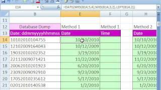 Excel Magic Trick 312: Extract Date & Time From Text String