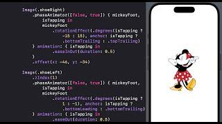 SwiftUI: Create the Mickey Mouse-Style Animation Using Phase Animator