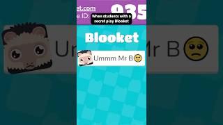 When students with a secret play Blooket #funnyshorts #lol