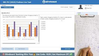  Oliveboard SBI PO live mock test️ 27 Apr | Share Score | How to Attempt Mock #sbipo #rrbpo2024
