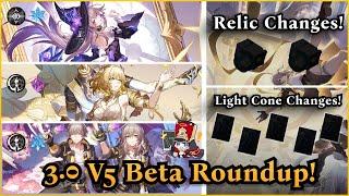 Buffs, Nerfs, & other BIG news! | 3.0 Beta Roundup V5 | Honkai Star Rail