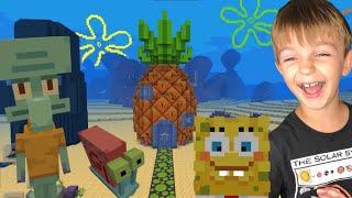 Minecraft Spongebob DLC gameplay with Ima