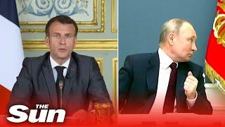 Putin painstakingly puzzled after Macron speech cut in Climate Summit glitch shambles