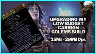 Crafting +2 Minion wands for carrion golems + Some upgrades. 29 Million Dps Setup