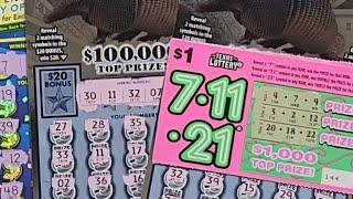 MY FIRST REVEAL SESSION!!  REVEALING WINNING TICKETS!! #scratchoffs #lottery
