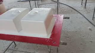 How to produce granite sink