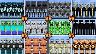 Minecraft All mobs Tournament x100 - Minecraft Mob battle