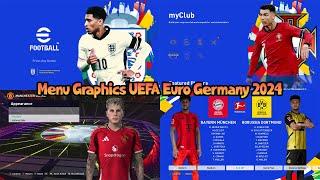 Menu Graphics UEFA Euro Germany 2024 - PES 2021 & Football Life 2024