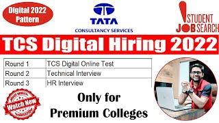 TCS digital 2022 Syllabus | TCS digital hiring for 2022 | TCS hiring for digital profile | TCS 2021