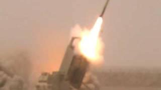 MLRS firing