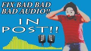 Best Trick Ever!!! fix in post bad audio- Adobe premiere tutorial!!!