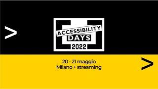 Accessibility Days 2022 - Sala 3 (20.5.2022)