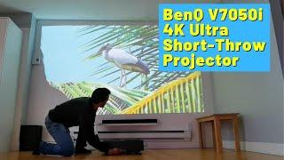 Can this replace your 4K TV?  - BenQ V7050i 4K Projector Review  - 4K Ultra Short-Throw Projector