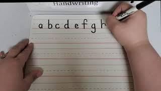 Handwriting -Lowercase Letter Formations using Handwriting Without Tears verbal cues