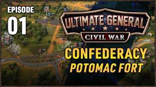 IT BEGINS | EP 1 Ultimate General: Civil War - Confederacy