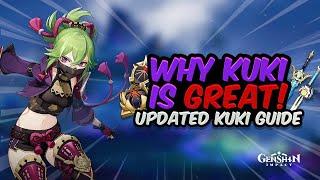 UPDATED KUKI GUIDE! Best Kuki Shinobu Builds (ALL Playstyles) & Showcase | Genshin Impact