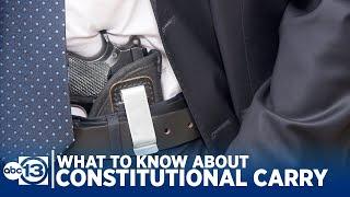 What to know about 'constitutional carry' before it goes into effect