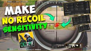 New State Mobile Sensitivity ! How  To Make No Recoil Sensitivity In New State Mobile