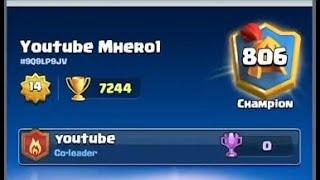 MY BEST MATCHUP ON LADDER Clash Royale - Mhero1 Wizard GOD