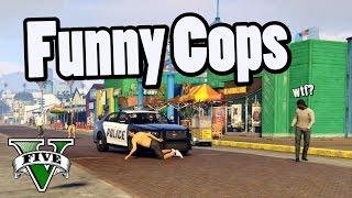 Funny Police Compilation (GTA V FUNNY AI MOMENTS)