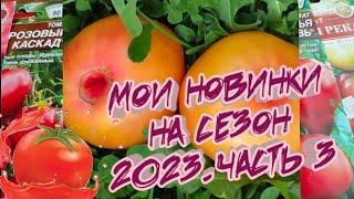 Томаты новинки на 2023 год. Часть 3.