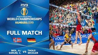 Mol/Sorum vs. Thole/Wickler - SemiFinal | Beach Volleyball World Champs Hamburg 2019