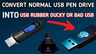 How to make USB RUBBER DUCKY using normal USB PEN DRIVE | DIY USB RUBBER DUCKY | part-3