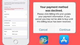 How to Fix Your Payment Method Was Declined on iPhone and iPad iOS 16