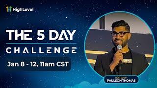 Day 1 - Five Day Challenge Live Session