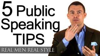 5 Tips To Improve Your Public Speaking - How To Speak Professionally - Speech Speaker Tips