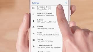 How to change settings on an Android device