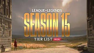 SEASON 15 MID LANE TIER LIST (25.S1.1)