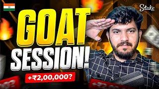THE OG GOAT  SESSION ON STAKE !  (MUST WATCH )