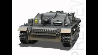 3D Model of StuG III - Sturmgeschütz III - Ausf.D Review