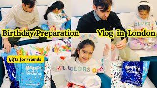 Daughter's Birthday Preparation Vlog | Gift Haul & Packing️ | Indian Family in UK| Abroad Quest