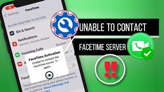 Fix unable to contact the Facetime server Error on iPhone iOS 16