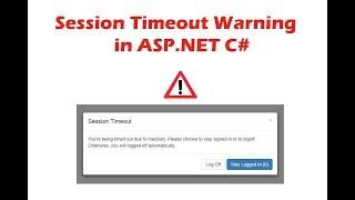 Session Timeout Warning in ASP.NET c#