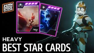 Heavy BEST STAR CARDS & BUILD 2023 | Battlefront 2