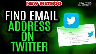 How to find email address on twitter 2024